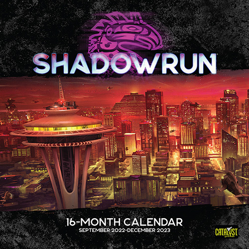Shadowrun 16 Month Calendar Game Maps - zum Schließ en ins Bild klicken