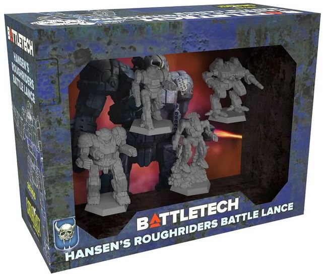 Battletech Hansens Roughriders Battle Lance - zum Schließ en ins Bild klicken