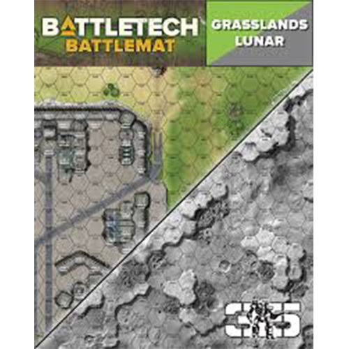 BattleTech: Battle Mat - Grasslands Lunar - zum Schließ en ins Bild klicken