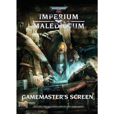 Warhammer 40,000 Roleplay: Imperium Maledictum Gamemaster's Scre - zum Schließ en ins Bild klicken