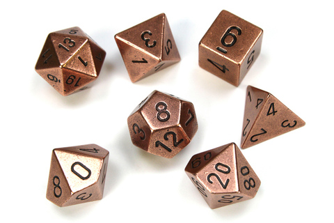 Metal Polyhedral Copper 7-Die Set - zum Schließ en ins Bild klicken