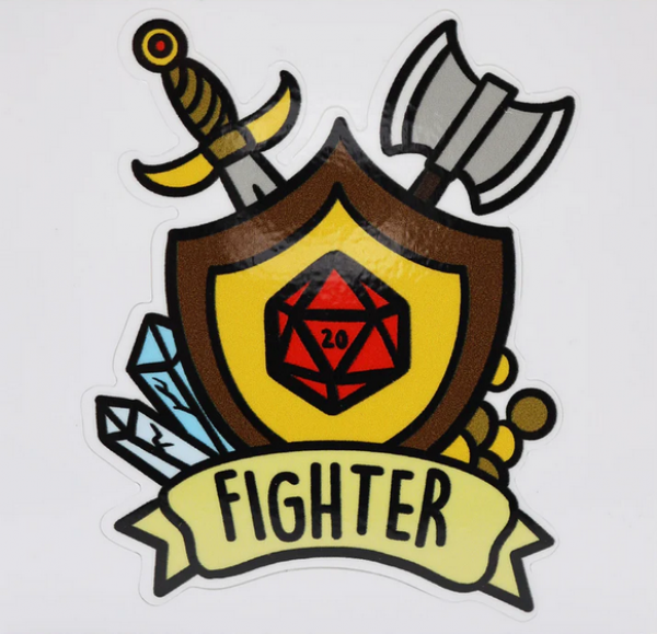 Banner Class Sticker Fighter (MOQ2)