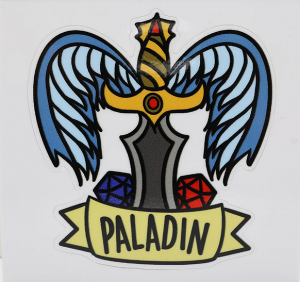 Banner Class Sticker Paladin (MOQ2)