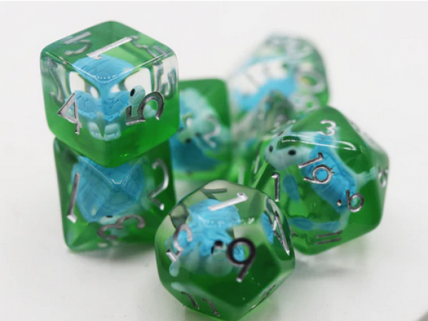 Splash Turtle RPG Dice Set (7)