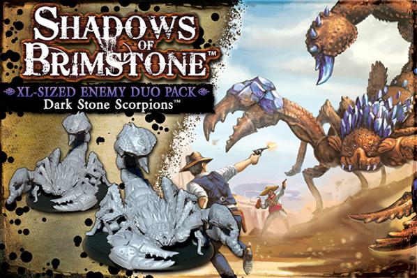 Shadows of Brimstone Dark Stone Scorpions XL Enemy Pack - zum Schließ en ins Bild klicken