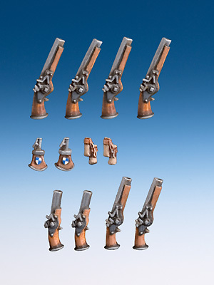 Imperiale Pistolen (Set von 8 + 4) (Freebooters Fate) - zum Schließ en ins Bild klicken