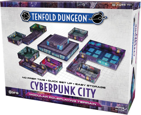 Tenfold Dungeon Cyberpunk City - zum Schließ en ins Bild klicken
