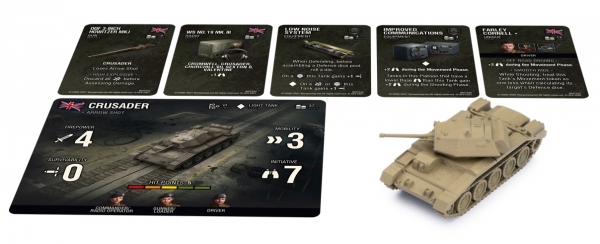 World of Tanks: Miniatures Game - British Crusader - zum Schließ en ins Bild klicken