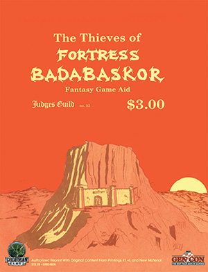 Judges Guild Classic Thieves of Fortress Badabaskor (1E Adventur - zum Schließ en ins Bild klicken