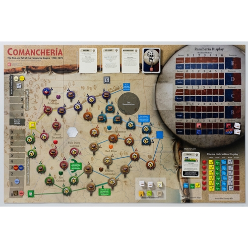 Comancheria Mounted Map Set - zum Schließ en ins Bild klicken