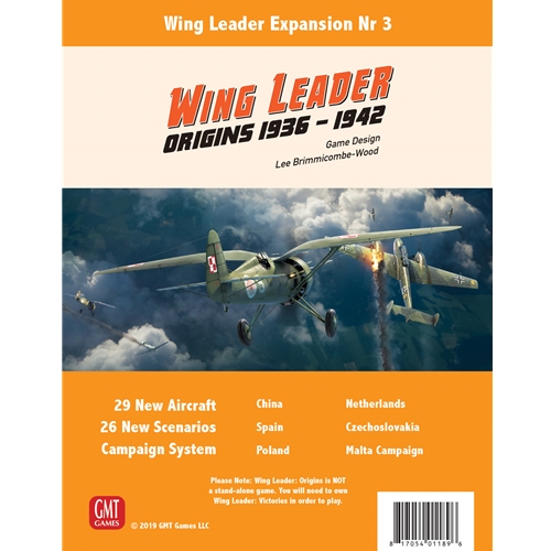 Wing Leader: Origins 1936 - 1942 Expansion - zum Schließ en ins Bild klicken