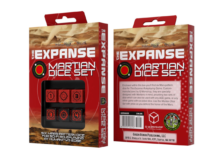 The Expanse RPG: Martian Dice Set - zum Schließ en ins Bild klicken