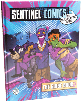 Sentinel Comics The Roleplaying Game Guise Book! - zum Schließ en ins Bild klicken