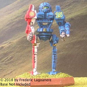 BattleTech Miniatures Watchman Mech Classic Sculpt (TRO 3055) - zum Schließ en ins Bild klicken
