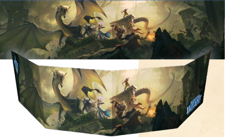 Tales of the Valiant GM Screen - zum Schließ en ins Bild klicken