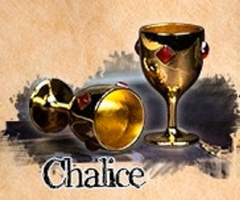Player Token Gold Color Chalice In Metal Alloy - zum Schließ en ins Bild klicken