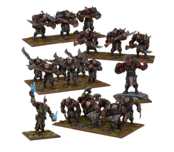Kings of War Ogre Ogre Army - zum Schließ en ins Bild klicken