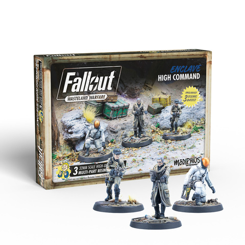 Fallout Wasteland Warfare Enclave High Command - zum Schließ en ins Bild klicken