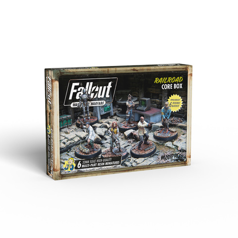 Fallout Wasteland Warfare Railroad Core Box - zum Schließ en ins Bild klicken