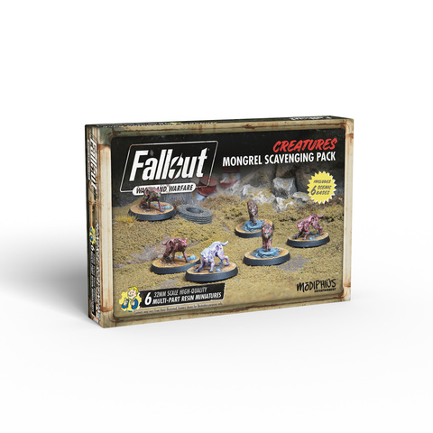 Fallout Wasteland Warfare Creatures Mongrel Scavenging Pack - zum Schließ en ins Bild klicken