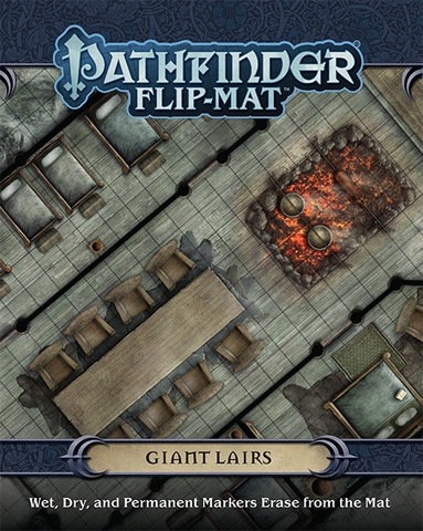 Pathfinder RPG: Flip-Mat - Giant Lairs - zum Schließ en ins Bild klicken