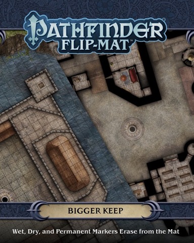 Pathfinder RPG: Flip-Mat - Bigger Keep - zum Schließ en ins Bild klicken