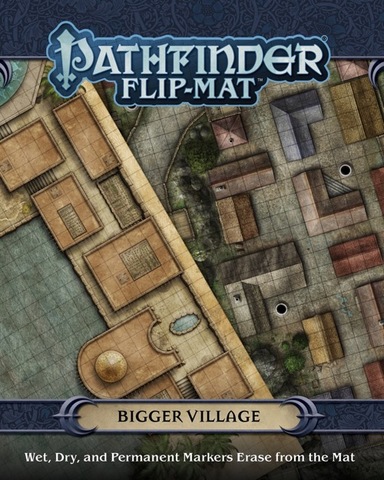 Pathfinder RPG: Flip-Mat - Bigger Village - zum Schließ en ins Bild klicken
