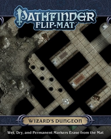 Pathfinder RPG: Flip-Mat - Wizard`s Dungeon - zum Schließ en ins Bild klicken