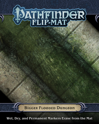 Pathfinder RPG: Flip-Mat - Bigger Flooded Dungeon - zum Schließ en ins Bild klicken