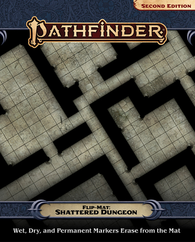 Pathfinder RPG: Flip-Mat - Shattered Dungeon - zum Schließ en ins Bild klicken