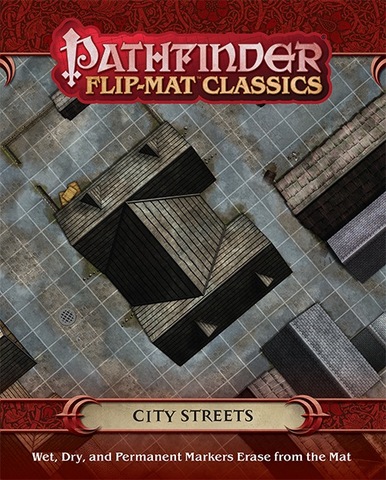 Pathfinder RPG: Flip-Mat Classics - City Streets - zum Schließ en ins Bild klicken