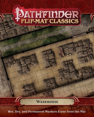 Pathfinder RPG: Flip-Mat Classics - Warehouse - zum Schließ en ins Bild klicken