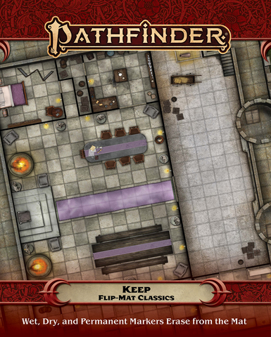 Pathfinder RPG: Flip-Mat Classics - Keep - zum Schließ en ins Bild klicken