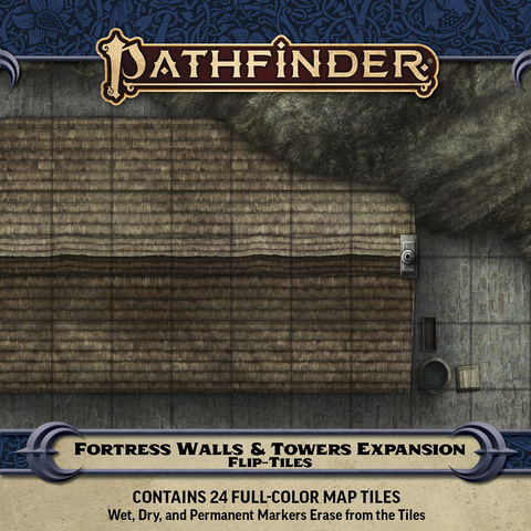 Pathfinder RPG: Flip-Tiles - Fortress Walls & Towers Expansion - zum Schließ en ins Bild klicken