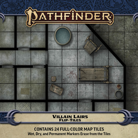 Pathfinder RPG: Flip-Tiles - Villain Lairs Set - zum Schließ en ins Bild klicken