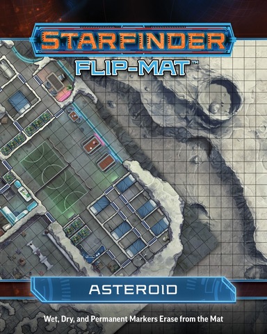 Starfinder RPG: Flip-Mat - Asteroid - zum Schließ en ins Bild klicken