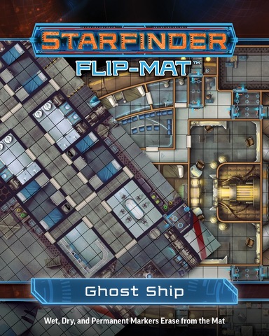 Starfinder RPG: Flip-Mat - Starship - Ghost Ship - zum Schließ en ins Bild klicken
