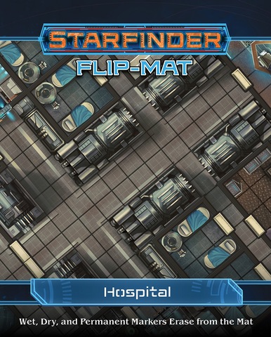 Starfinder RPG: Flip-Mat - Hospital - zum Schließ en ins Bild klicken