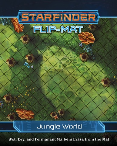 Starfinder RPG: Flip-Mat - Jungle World - zum Schließ en ins Bild klicken