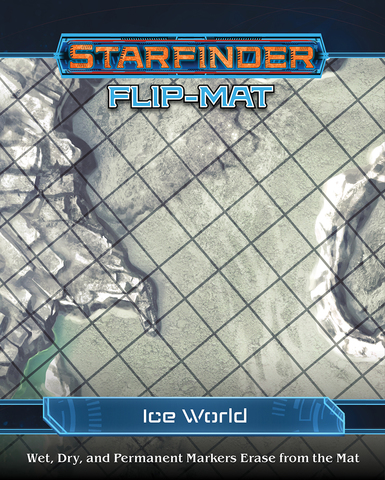 Starfinder RPG: Flip-Mat - Ice World - zum Schließ en ins Bild klicken