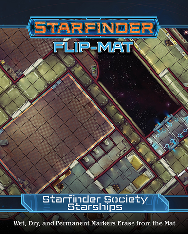 Starfinder RPG: Flip-Mat - Starfinder Society Starships - zum Schließ en ins Bild klicken