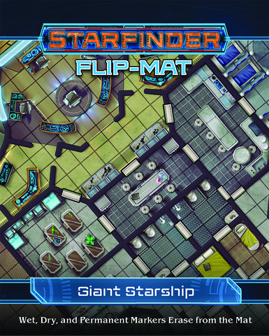 Starfinder RPG: Flip-Mat - Giant Starship - zum Schließ en ins Bild klicken