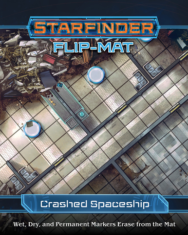 Starfinder RPG: Flip-Mat - Crashed Starship - zum Schließ en ins Bild klicken