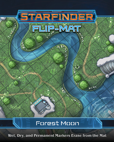 Starfinder RPG: Flip-Mat - Forest Moon - zum Schließ en ins Bild klicken