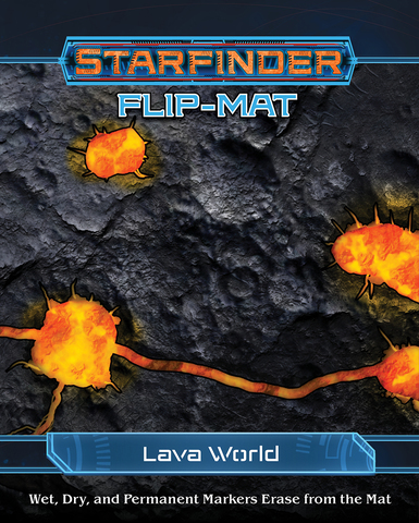 Starfinder RPG: Flip-Mat - Lava World - zum Schließ en ins Bild klicken