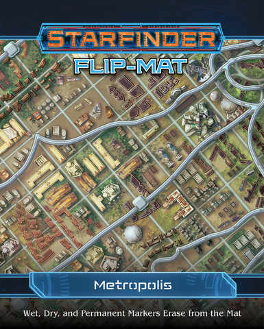 Starfinder Flip-Mat: Metropolis - zum Schließ en ins Bild klicken