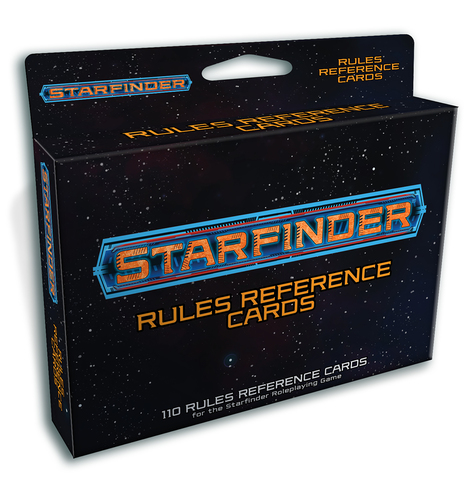 Starfinder RPG: Rules Reference Cards Deck - zum Schließ en ins Bild klicken