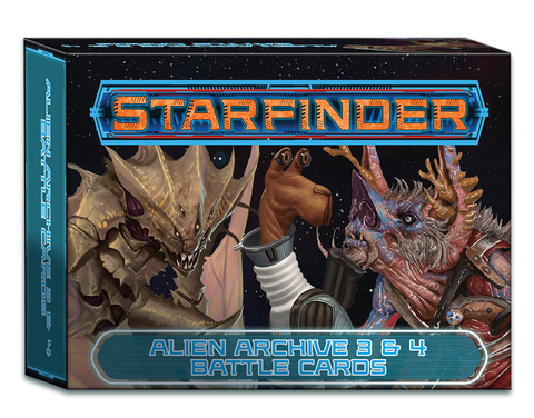 Starfinder RPG: Alien Archive 3 & 4 Battle Cards - zum Schließ en ins Bild klicken