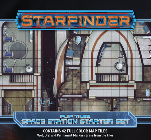 Starfinder RPG: Flip-Tiles - Space Station Starter Set - zum Schließ en ins Bild klicken