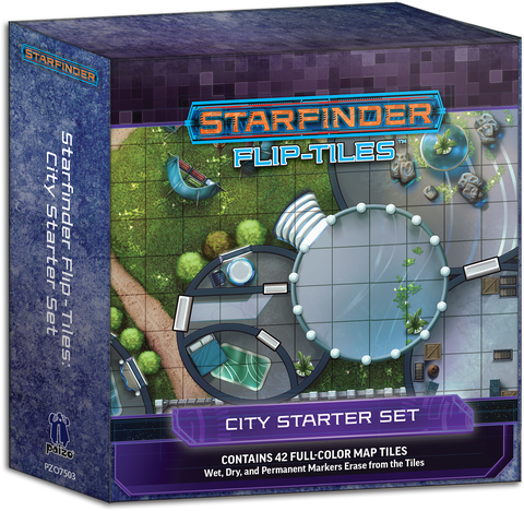 Starfinder RPG: Flip-Tiles - City Starter Set - zum Schließ en ins Bild klicken